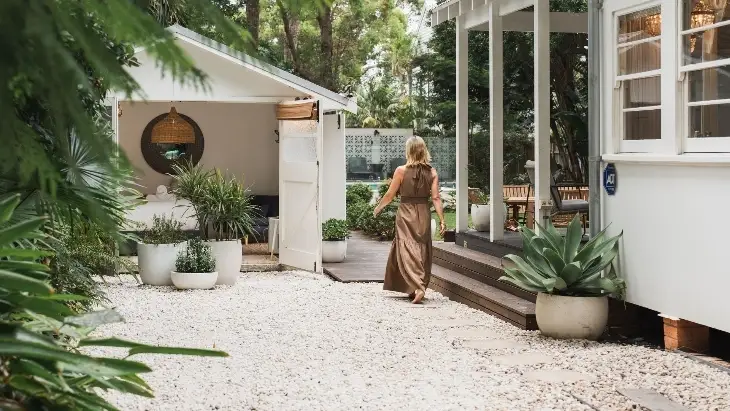 Arts & Entertainment Elevates Outdoor Wellness Retreat Aesthetics